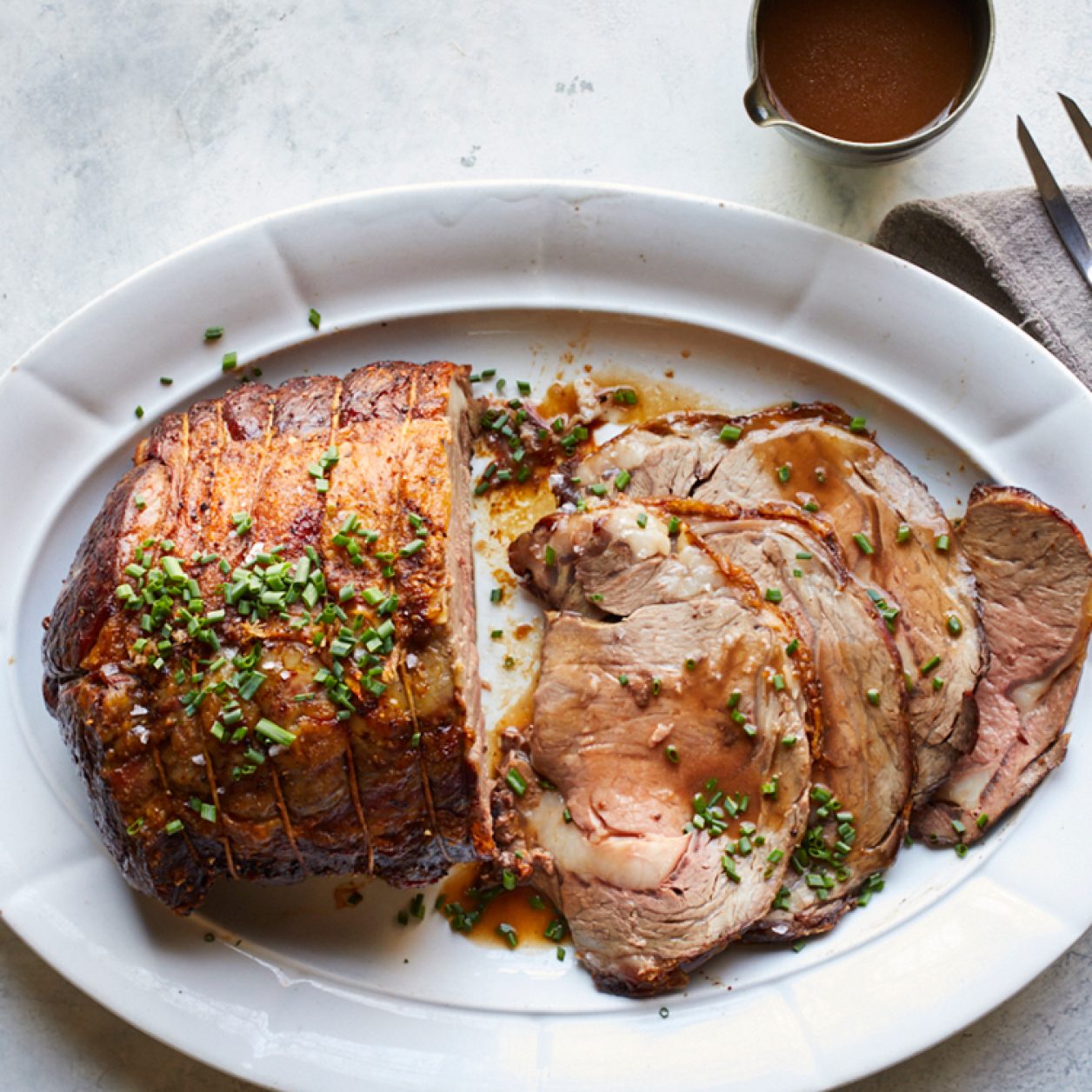 Perfect Prime Rib With Red Wine Jus Savory