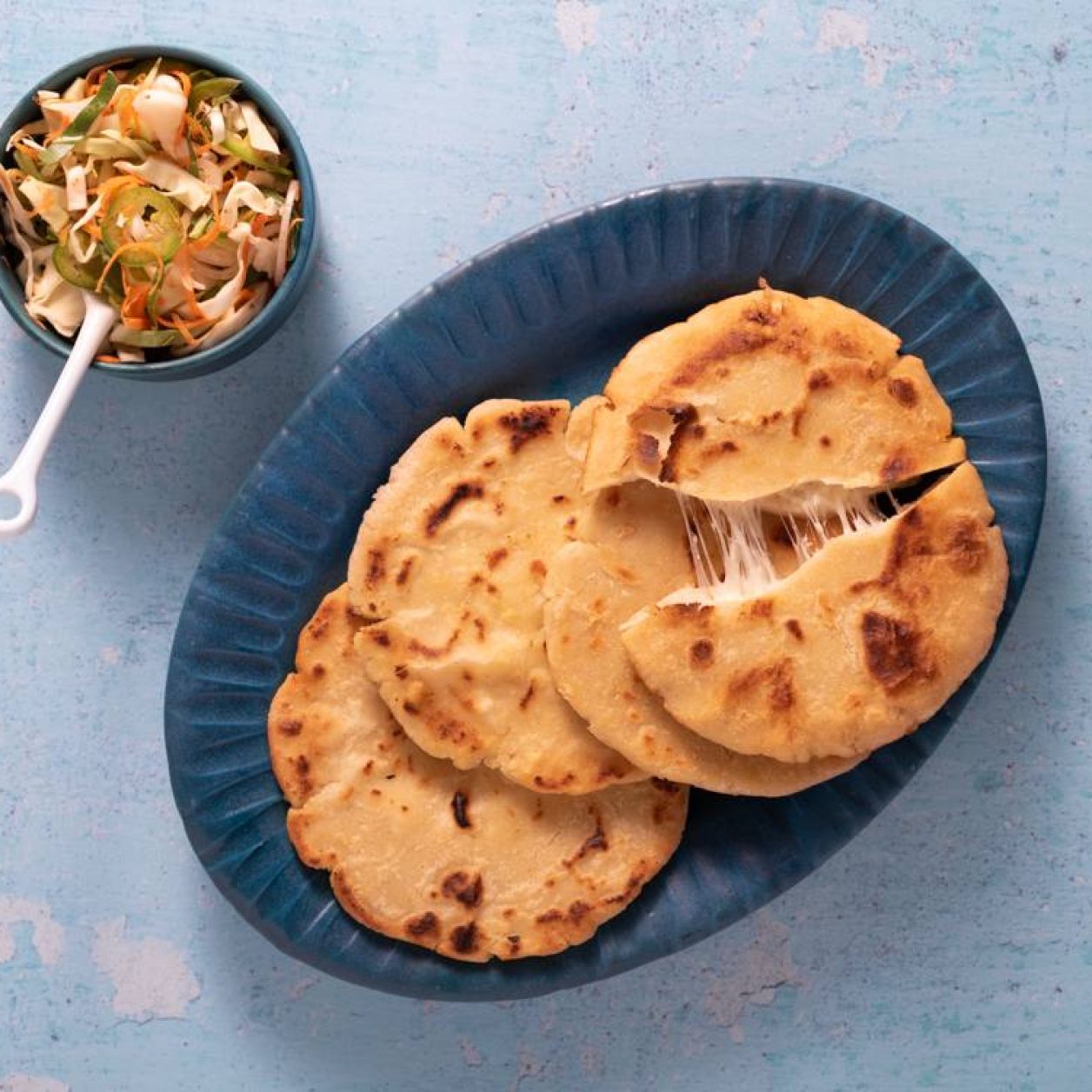 Salvadoran Cheese Stuffed Pupusas Savory