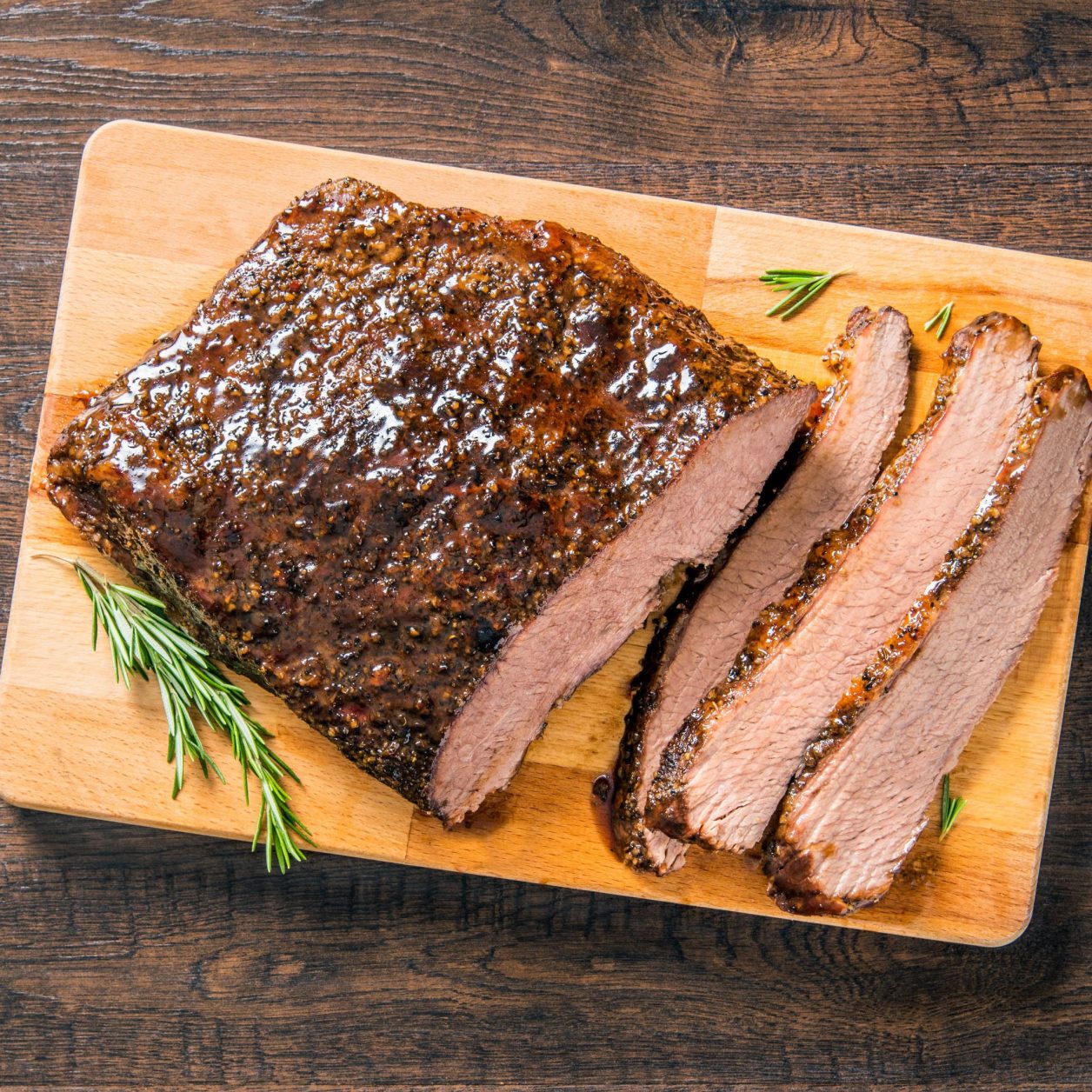 Smoked Spoon Roast Chuck Roast Or Brisket With Brown Sugar Mop Sauce