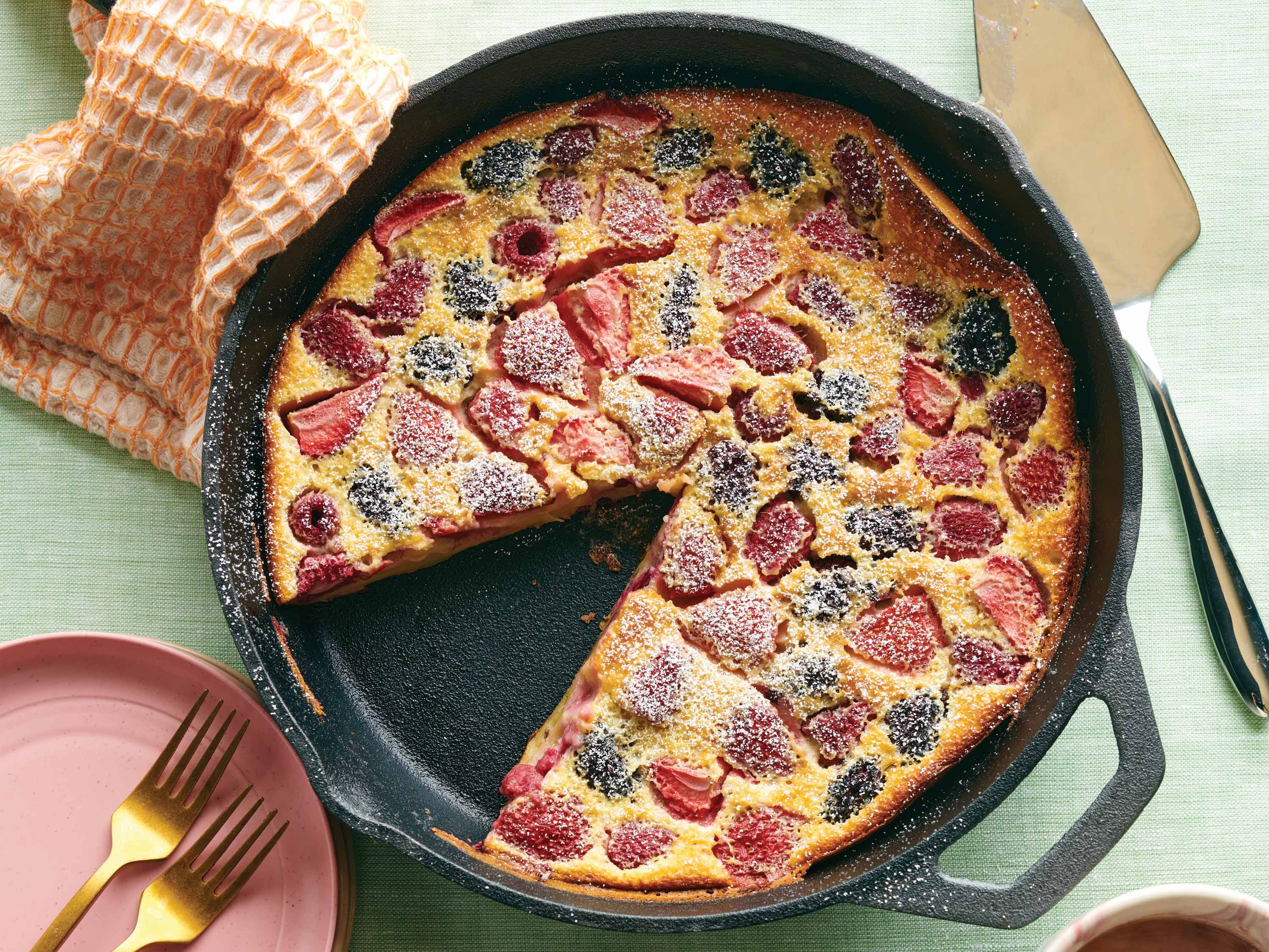 Triple Berry Clafoutis Savory