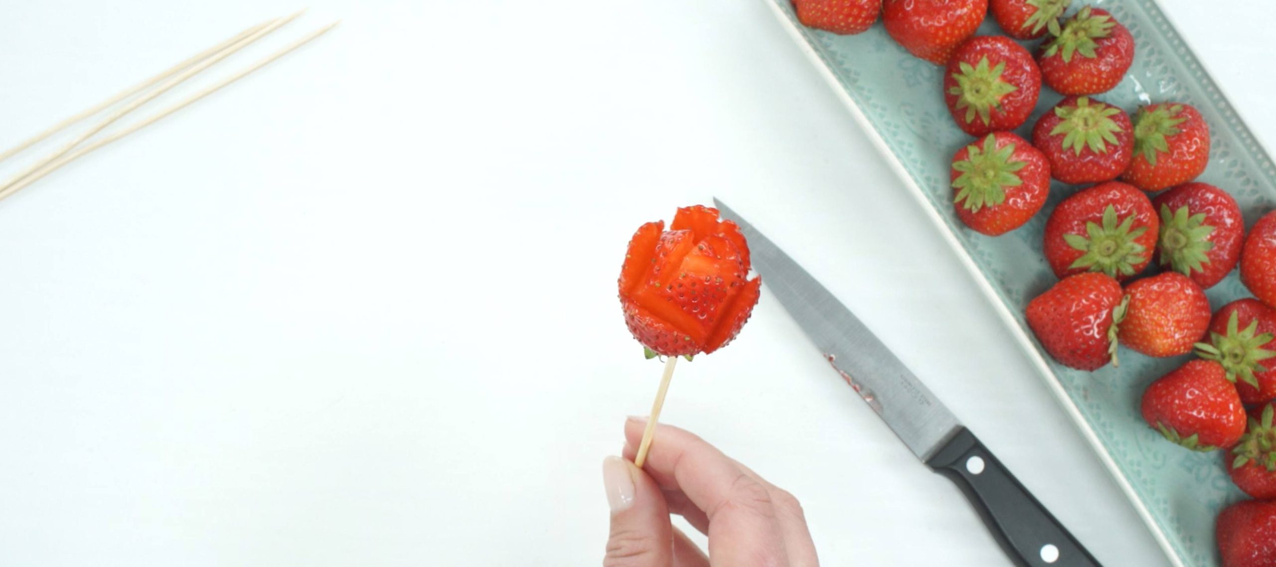 How to Make Strawberry Roses | Savory