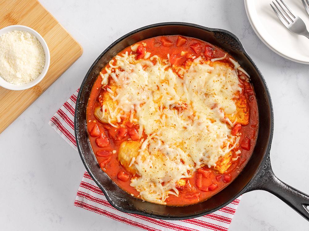 Easy Skillet Chicken Parm | Savory