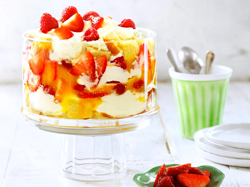 Rainbow Mini Trifles - A baJillian Recipes