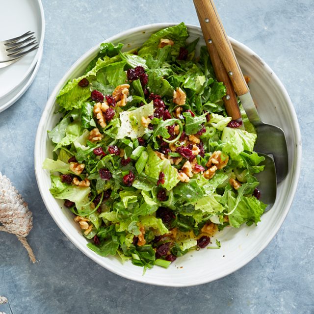 Salad with Sweet Poppy Seed Dressing and Cranberries | Savory