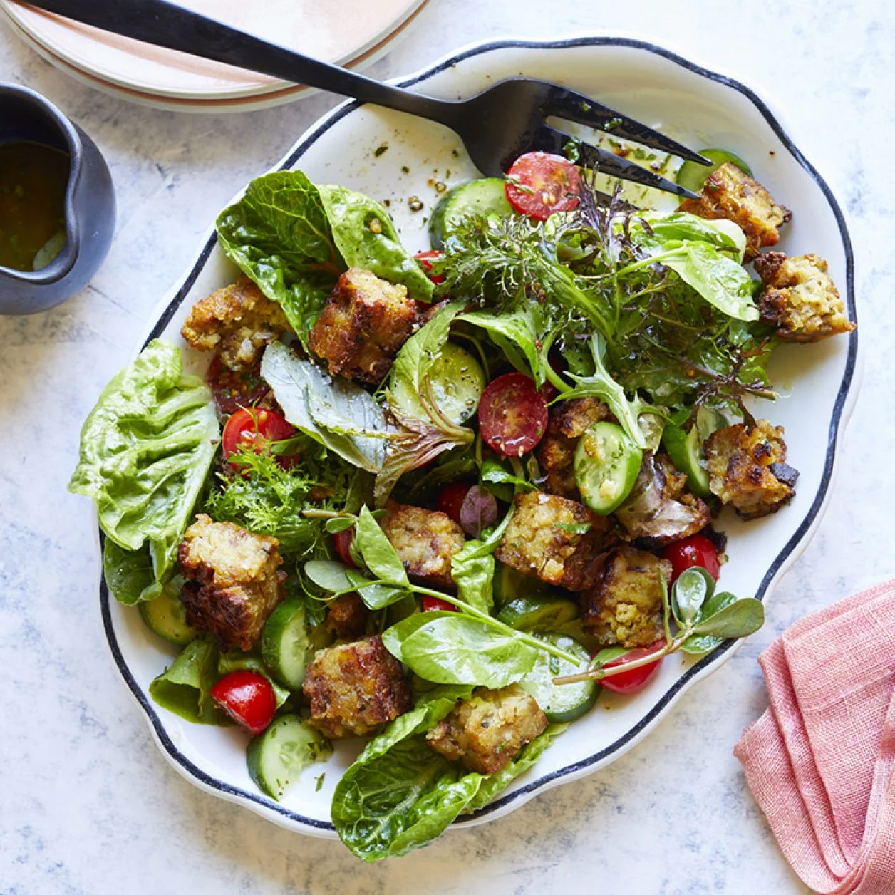 Stuffing Panzanella Salad Inspiration | Savory