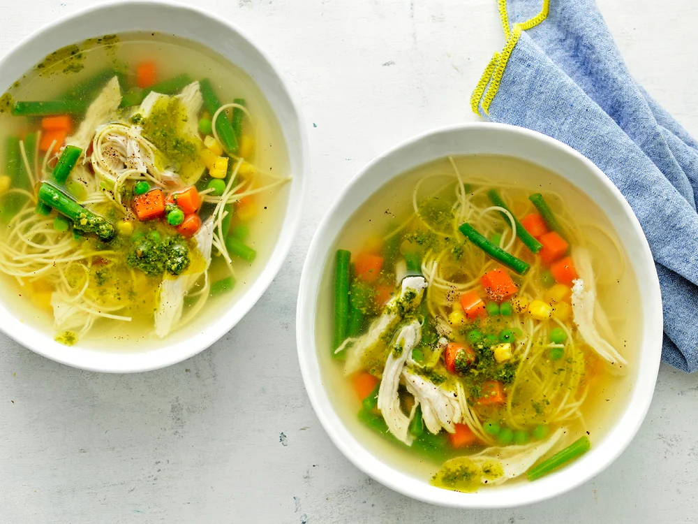 Quick Chicken Noodle Soup | Savory