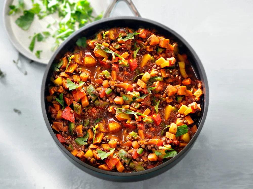 Cajun Butternut Squash and Lentil Stew | Savory