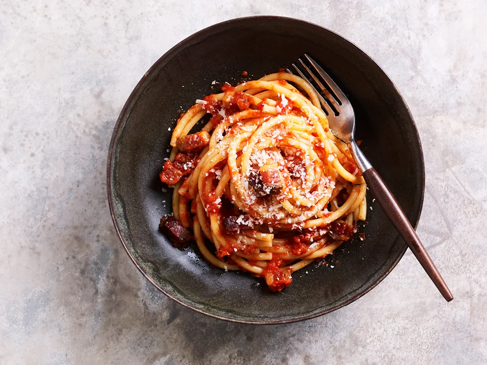 This Bucatini all'Amatriciana Recipe Is A Roman Classic