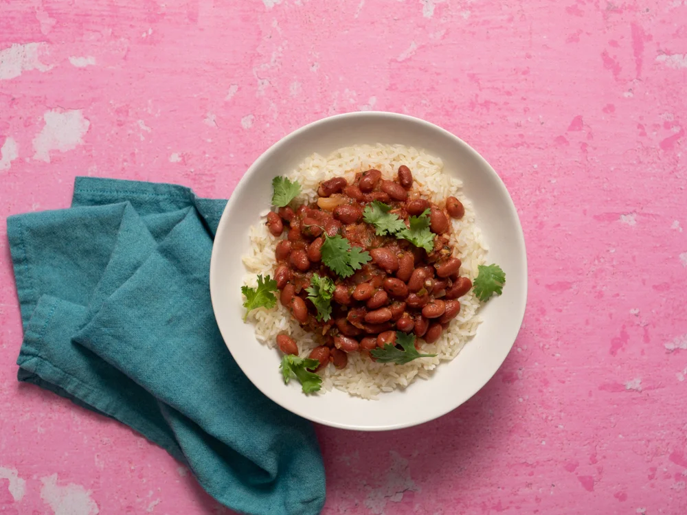 Stewed Pink Beans and Rice | Savory