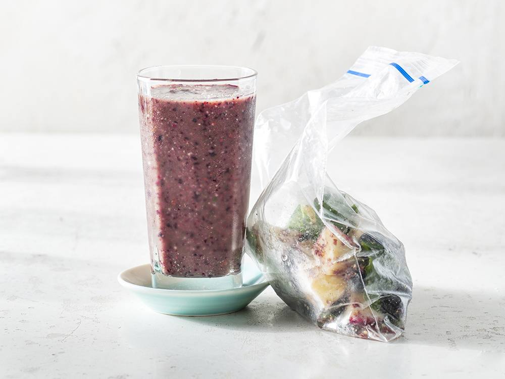 Blueberry and Spinach Smoothie Packs | Savory