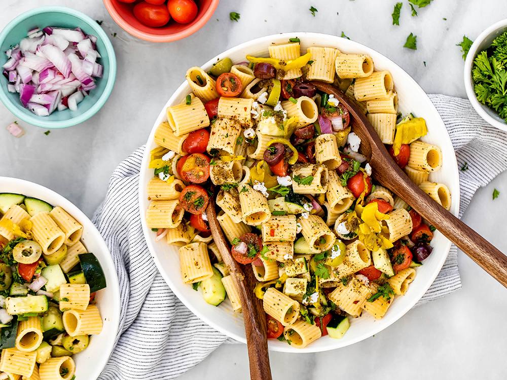 Sir Kensington's Vegetarian Italian Pasta Salad | Savory