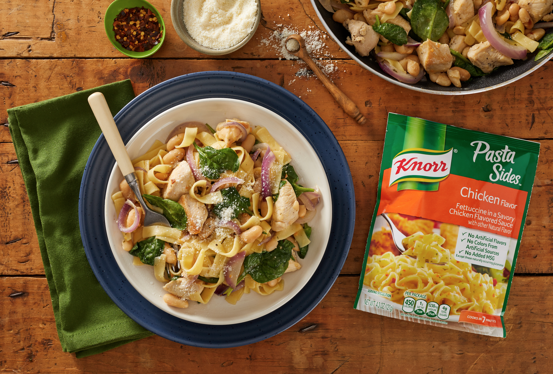 Knorr® Chicken, Cannellini Beans & Spinach | Savory