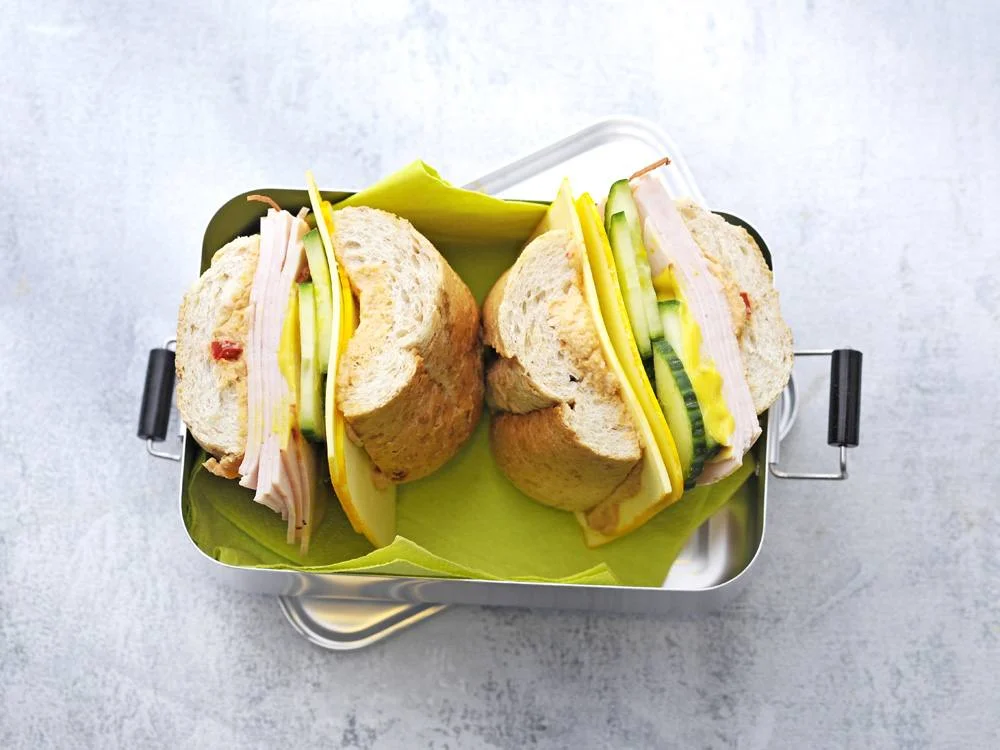 Make an Easy Turkey Sandwich Bento