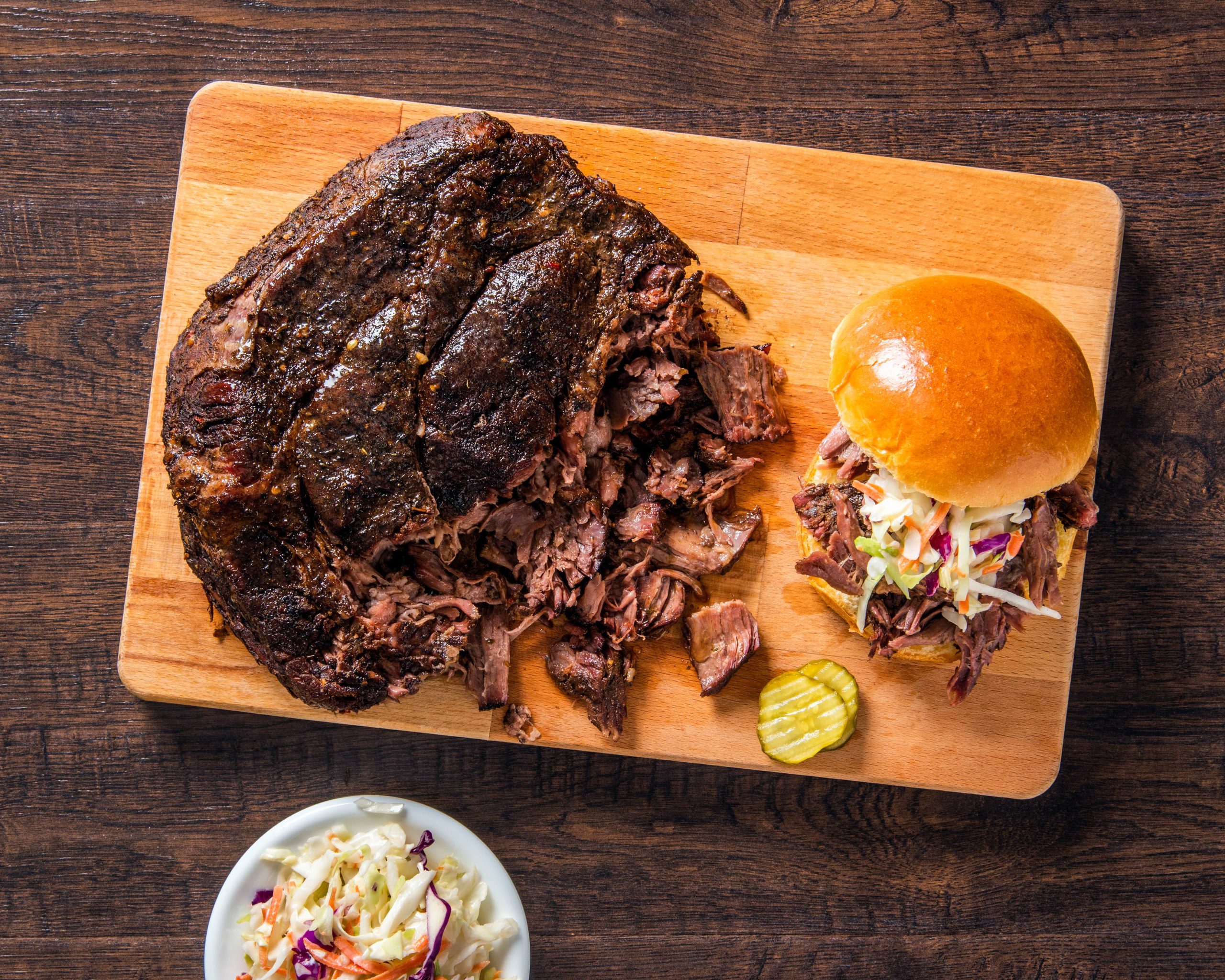 Pulled smoked brisket best sale