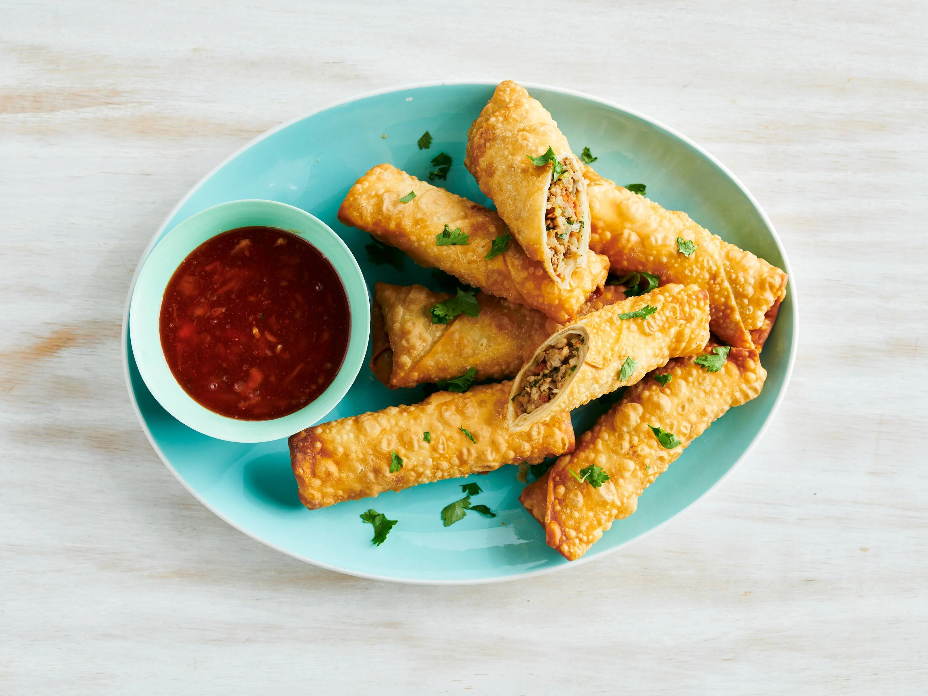 Phyllo Pastry Spring Rolls with Pork and Asian-Style Seasoning – Eat Well