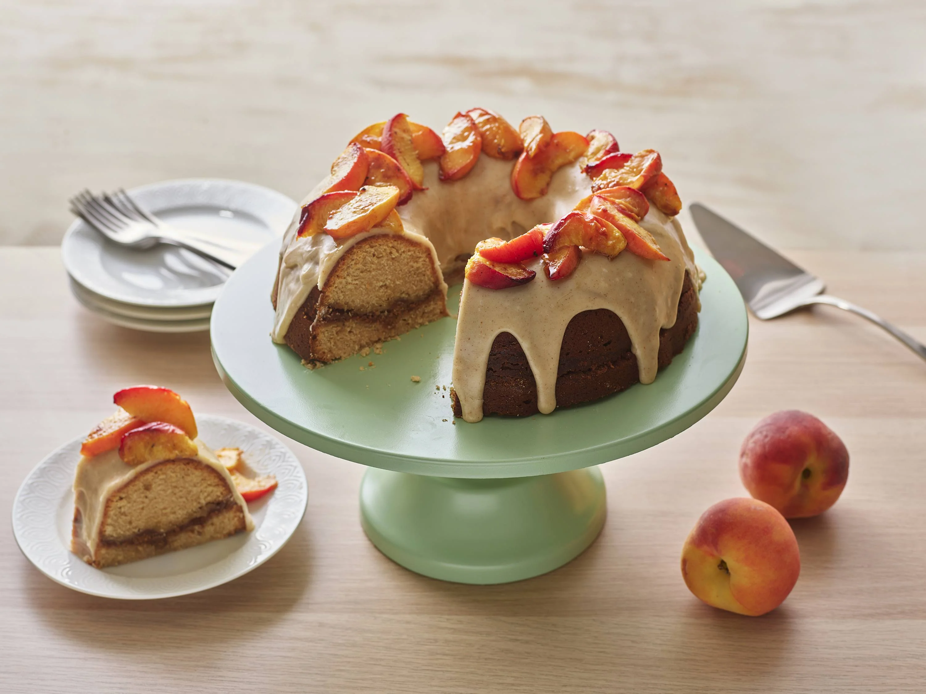 Treats: Summer Peach Cake