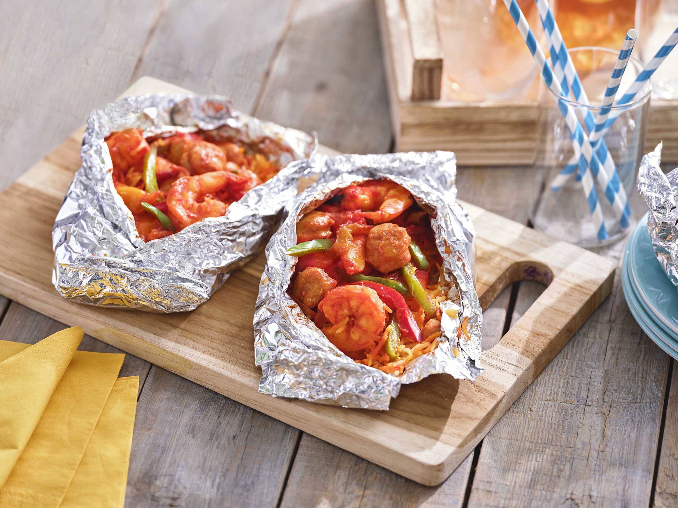 Grilled shrimp packets best sale