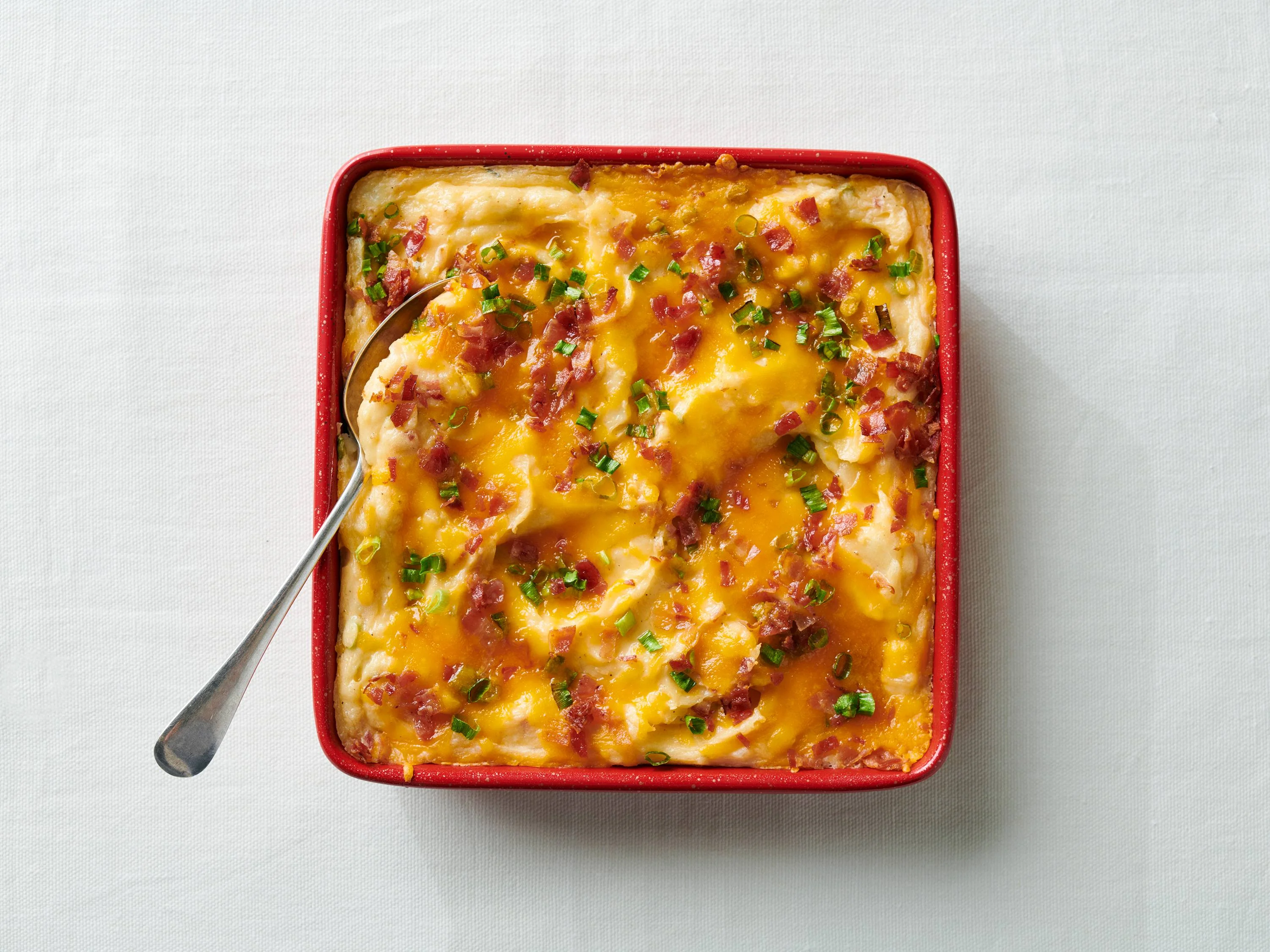 Twice Baked Potato Casserole {VIDEO, Easy Recipe} - Key To My Lime