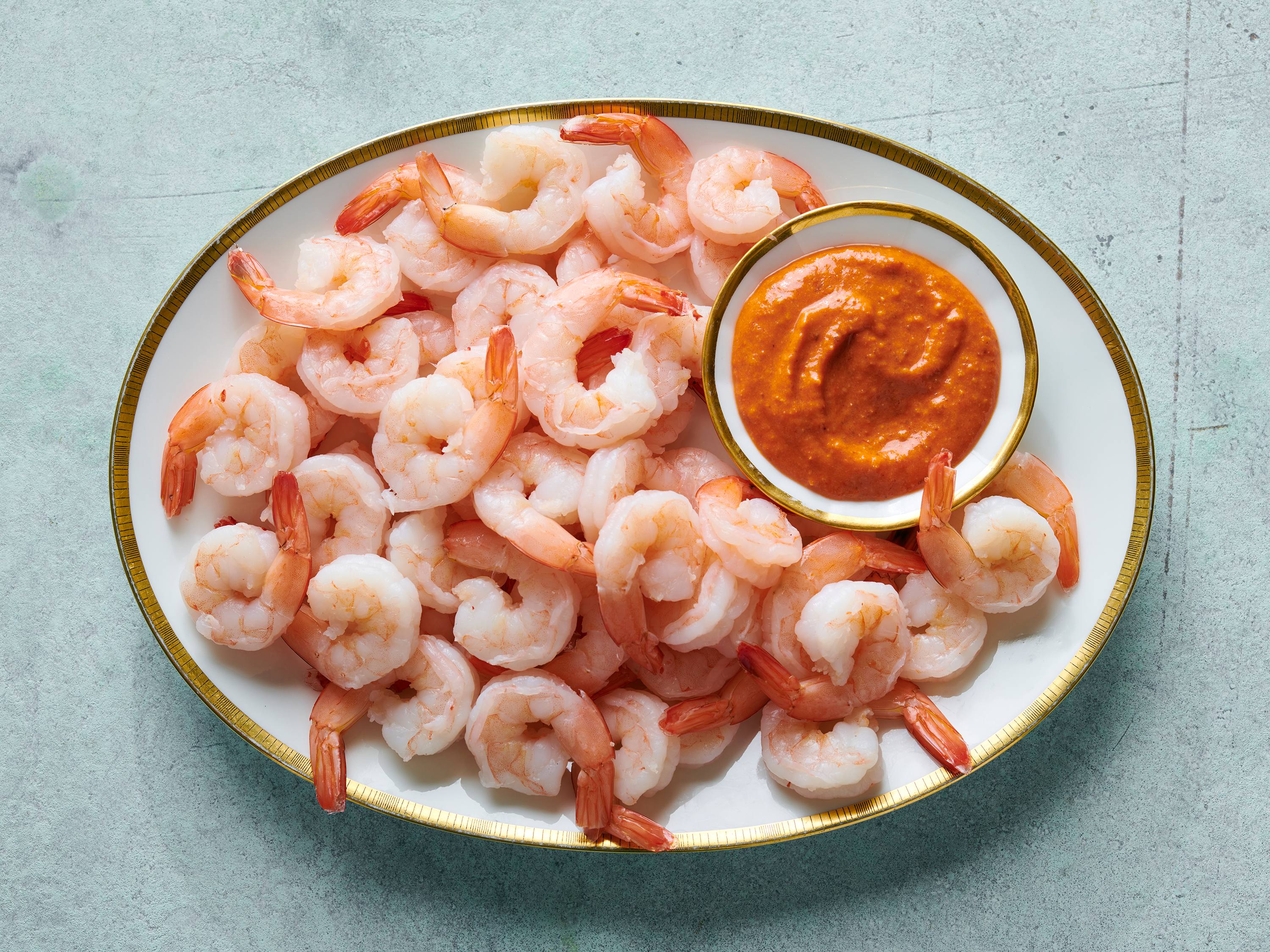 Jumbo Shrimp with Romesco Sauce Recipe