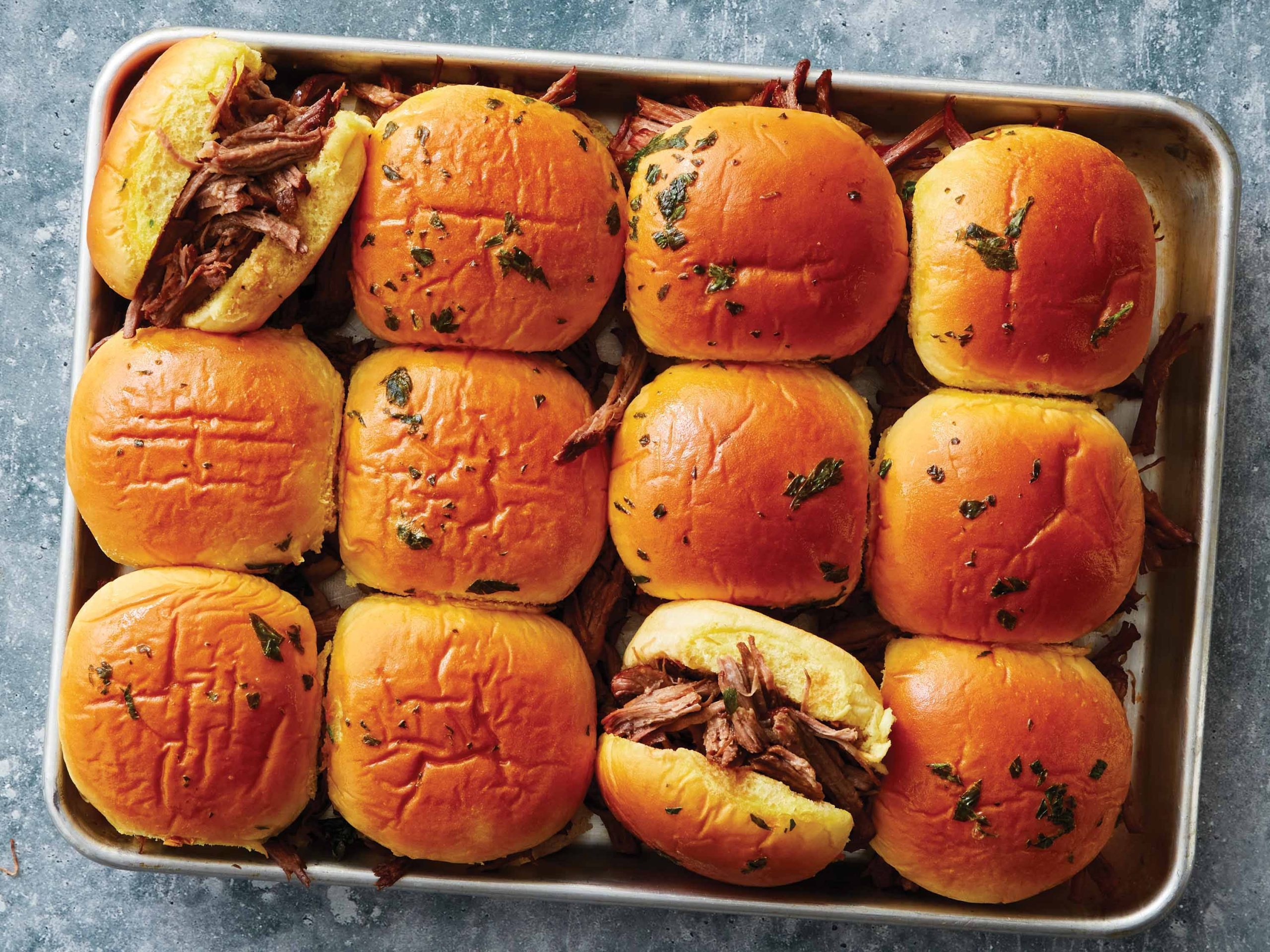 Slow-Cooker Pot Roast Sliders | Savory