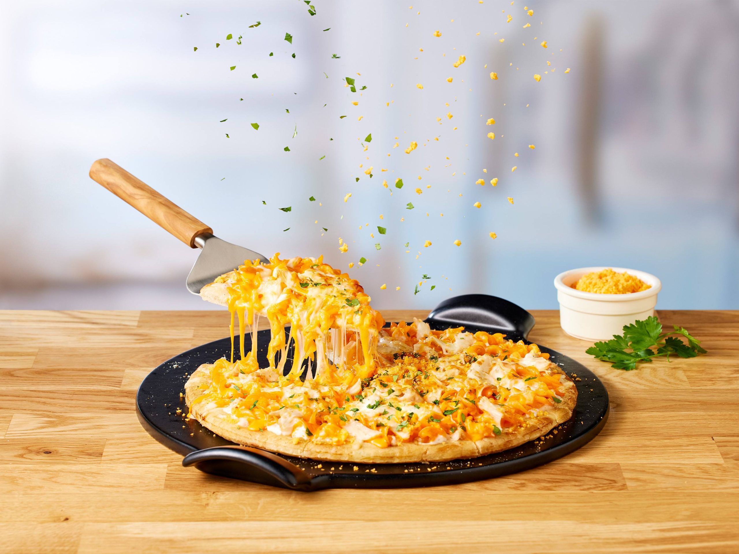 Mac 'N Cheesiest Pizza | Savory