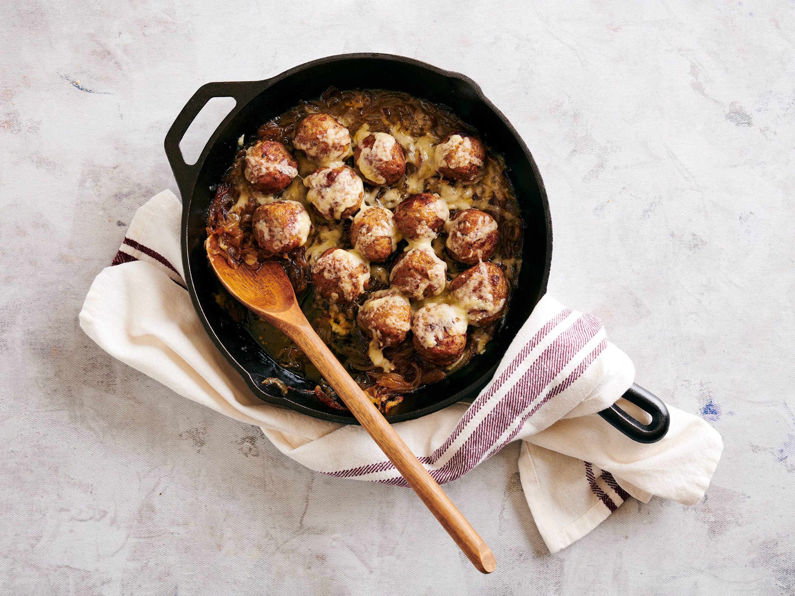 French Onion Meatballs | Savory