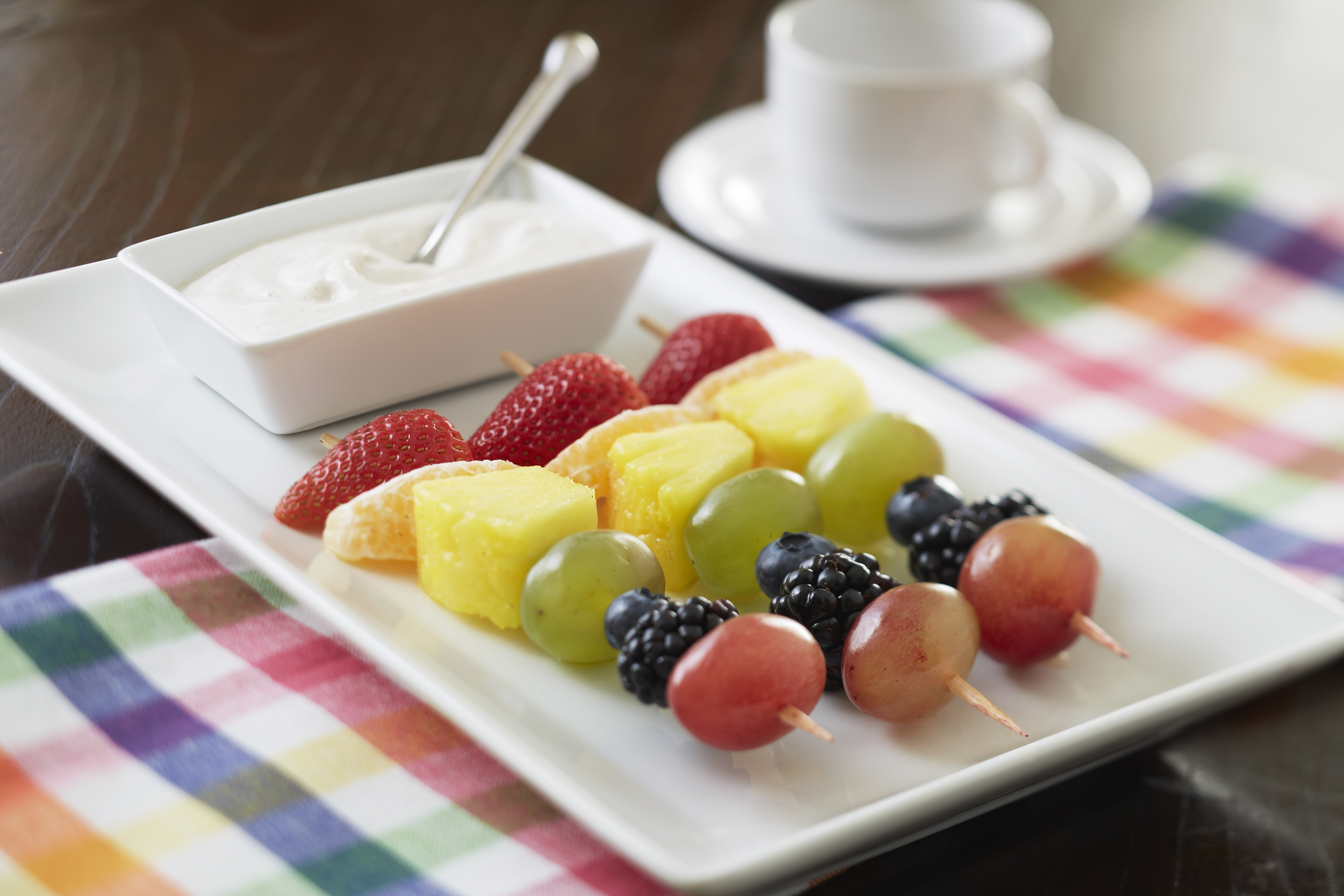 Rainbow Fruit Skewers