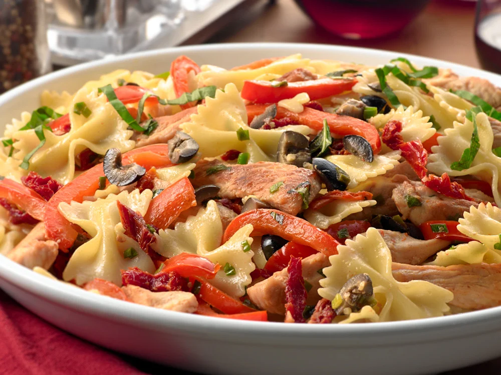 Turkey and Sun-Dried Tomato Pasta | Savory