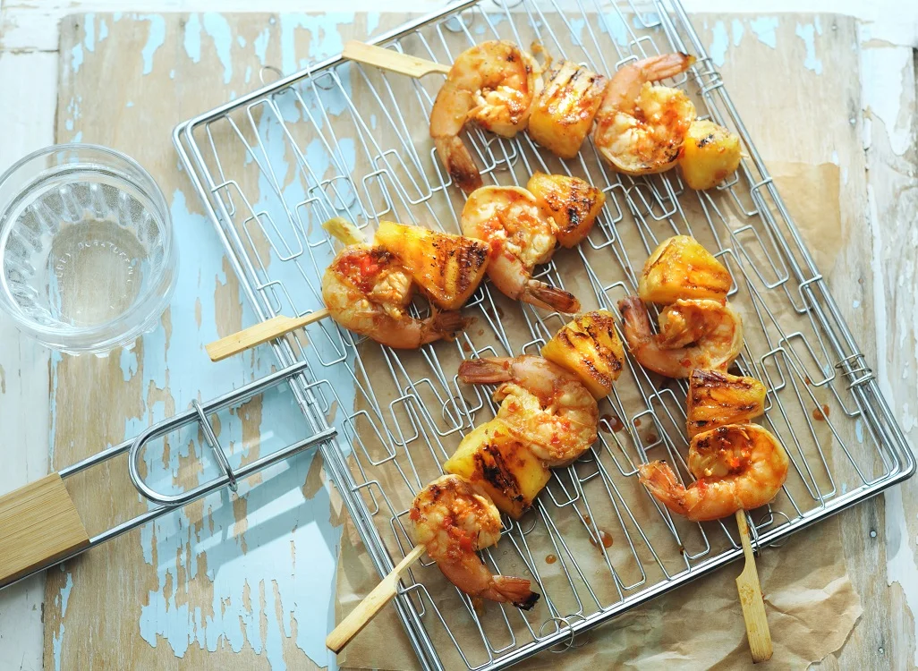 Lemongrass-Skewered Spicy Shrimp Recipe