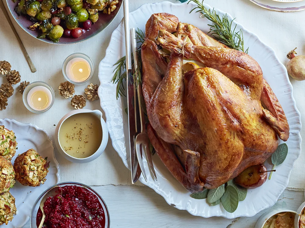 Roasted Herb Turkey And Gravy Recipe