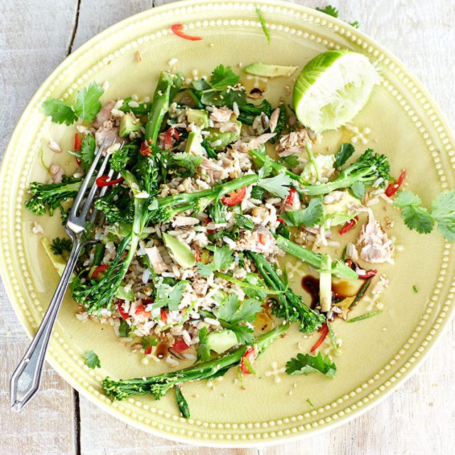 Rice Salad with Tuna and Broccoli | Savory